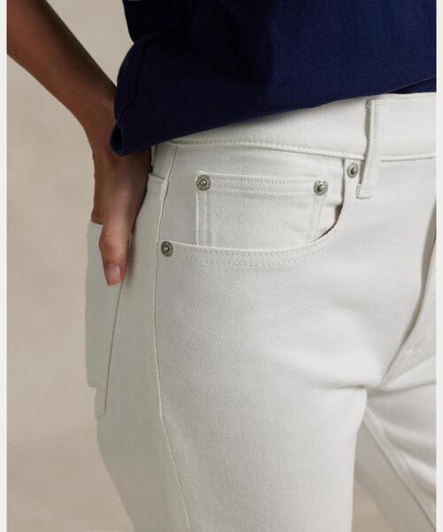 POLO RALPH LAUREN(ポロ ラルフ ローレン)の「ミッドライズ スーパースリム ジーンズ(デニムパンツ・レディース・ホワイト・24S/26S/27S/28S/29S/31S/32S/30S/25S)」の6枚目の写真