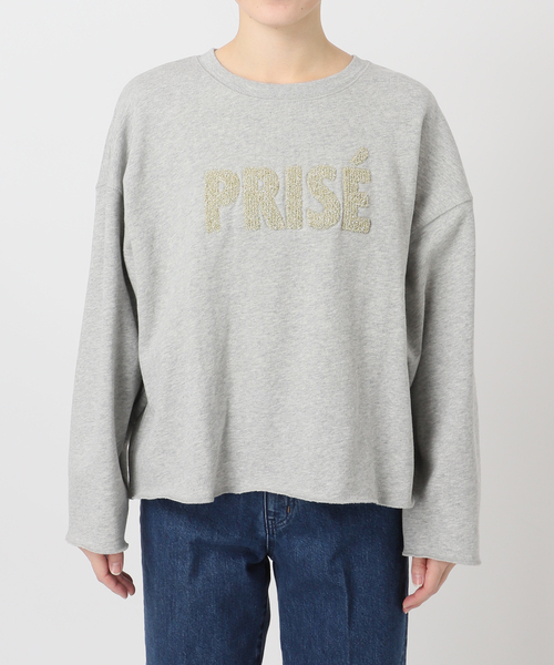 B.C STOCK(ベーセーストック)の「ラメサガラ刺繍ロングスリーブ(Tシャツ/カットソー・レディース・サックスブルー/ライトグレー/ピンク/チャコールグレー・FREE)」の11枚目の写真