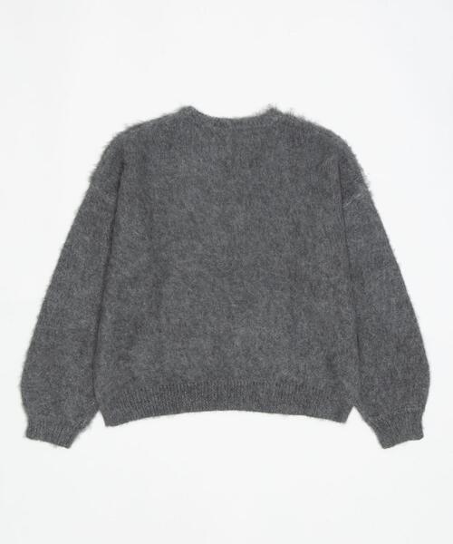 WEGO(ウィゴー)の「WEGO/モヘアタッチBROOKLYNロゴニット(ニット/セーター・レディース・グレー/レッド/ピンク・FREE)」の15枚目の写真
