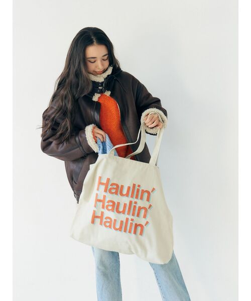 Ungrid（アングリッド）の「【自分で選べるスペシャルセット対象バッグ】ビッグトートバッグ（トートバッグ・レディース・アイボリー・FREE）」の8枚目の写真