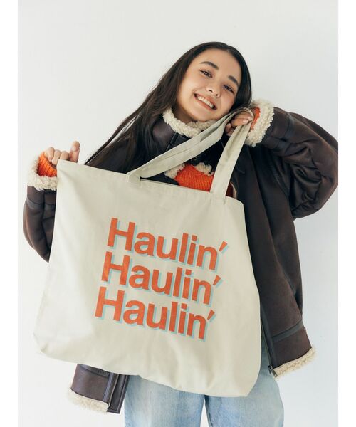 Ungrid（アングリッド）の「【自分で選べるスペシャルセット対象バッグ】ビッグトートバッグ（トートバッグ・レディース・アイボリー・FREE）」の9枚目の写真