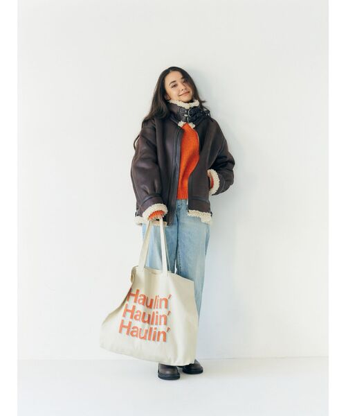 Ungrid（アングリッド）の「【自分で選べるスペシャルセット対象バッグ】ビッグトートバッグ（トートバッグ・レディース・アイボリー・FREE）」の10枚目の写真