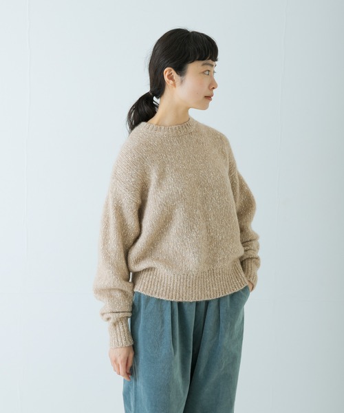 かぐれ（カグレ）の「コットンアルパカクルーネックニット（ニット