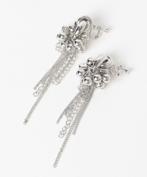 HARE（ハレ）の「パーツドロップイヤリング(HARE)（イヤリング・レディース・シルバー/ホワイト・FREE）」の14枚目の写真