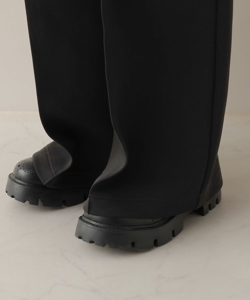 RAGEBLUE（レイジブルー）の「ピンタック/ポンチスウェットワイドパンツ/SET-UP対応（スウェットパンツ・レディース・ホワイト/ブラック・FREE）」の19枚目の写真