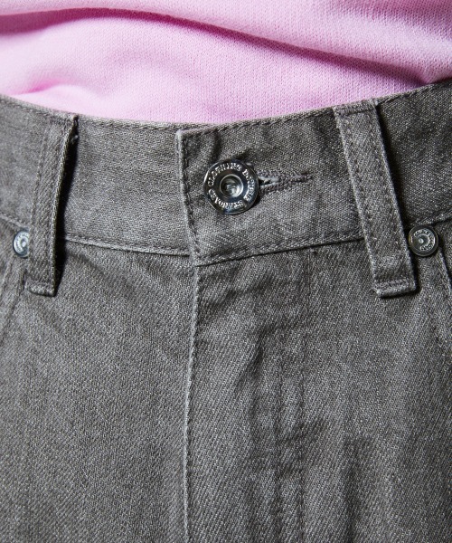 DOUBLE STANDARD CLOTHING(ダブルスタンダードクロージング)の「フェザー刺繍 デニムパンツ(デニムパンツ・レディース・ブラウン/インディゴブルー・38/36/34)」の7枚目の写真