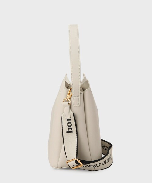 THE SHOP TK （ザ ショップ ティーケー ）の「ロゴベルトレザー調ミドルバッグ（ハンドバッグ・レディース・ブラウン系その他/ブラック/アイボリー・00）」の14枚目の写真