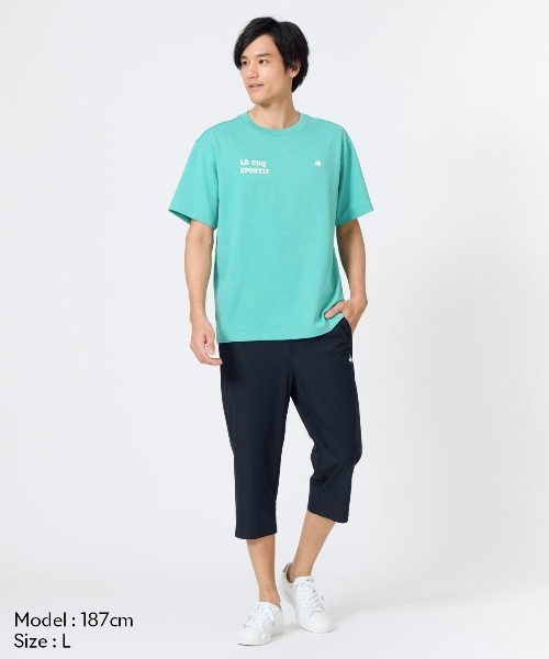 le coq sportif(ルコックスポルティフ)の「接触冷感クォーターパンツ(その他パンツ・メンズ・ブラック/ネイビー・L/M/S/XXL/XL)」の9枚目の写真