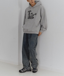 KINDS（カインズ）の「ハッシュタグロゴベーシックフードパーカー_Melange（パーカー）」