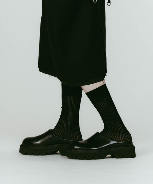 Knuth Marf（クヌースマーフ）の「【Knuth Marf】round tow sabot sandals（サンダル・レディース・ブラック・25cm/24cm/23cm）」の3枚目の写真