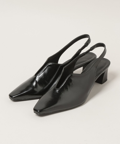 A part by（アパートバイ）の「スリットミュール（その他シューズ・レディース・ブラック/ブルー系その他2・MEDIUM/LARGE）」の3枚目の写真