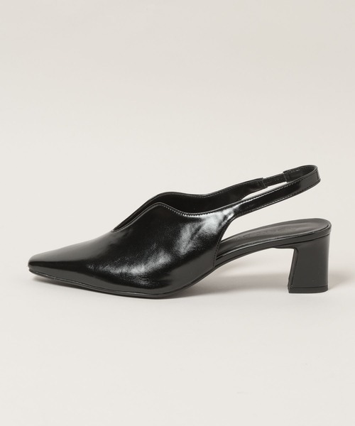 A part by（アパートバイ）の「スリットミュール（その他シューズ・レディース・ブラック/ブルー系その他2・MEDIUM/LARGE）」の5枚目の写真