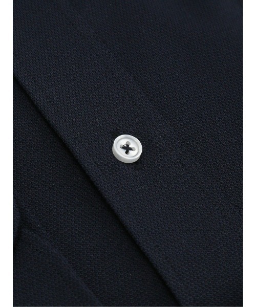 m.f.editorial(エムエフエディトリアル)の「ワイシャツ メンズ ストレッチ 吸水速乾 ノンアイロン ボタンダウン 長袖 ビジネス ドレス NEWスタンダードフィット(ビジネスシャツ・メンズ・ネイビー・首回り41cm-裄丈82cm/首回り41cm-裄丈86cm/首回り43cm-裄丈82cm/首回り43cm-裄丈86cm/首回り45cm-裄丈86cm/首回り37cm-裄丈80cm/首回り39cm-裄丈80cm/首回り39cm-裄丈84cm)」の5枚目の写真