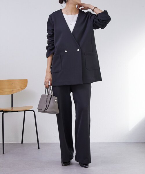 LIVETART（リヴェタート）の「《LIVETART》ドット釦ストレートパンツ（その他パンツ・レディース・ブラック・FREE）」の19枚目の写真