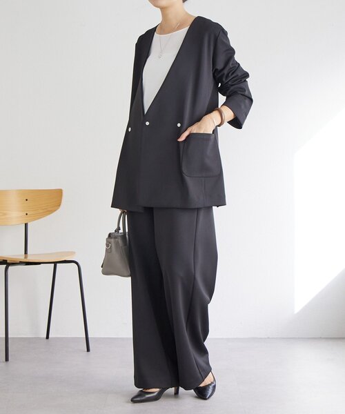 LIVETART（リヴェタート）の「《LIVETART》ドット釦ストレートパンツ（その他パンツ・レディース・ブラック・FREE）」の20枚目の写真