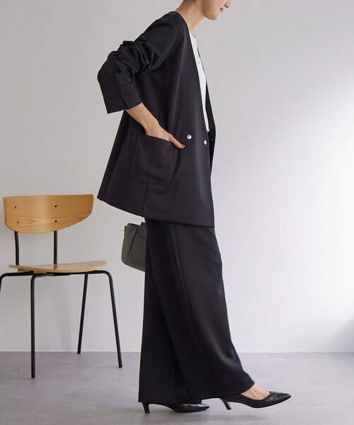 LIVETART（リヴェタート）の「《LIVETART》ドット釦ストレートパンツ（その他パンツ・レディース・ブラック・FREE）」の22枚目の写真