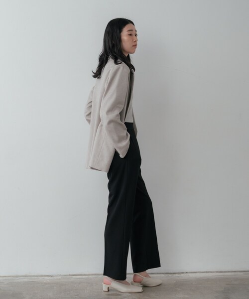 GALLEST(ギャレスト)の「スリットフレアスキニーパンツ(その他パンツ・レディース・ブラック/ブラウン系その他・40/38/36/34)」の4枚目の写真