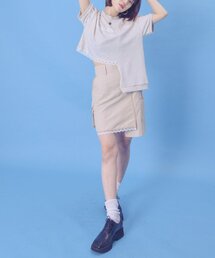 KATHARSIS（カタルシス）の「レースコットンミニスカート (BE)_FREE（スカート）」