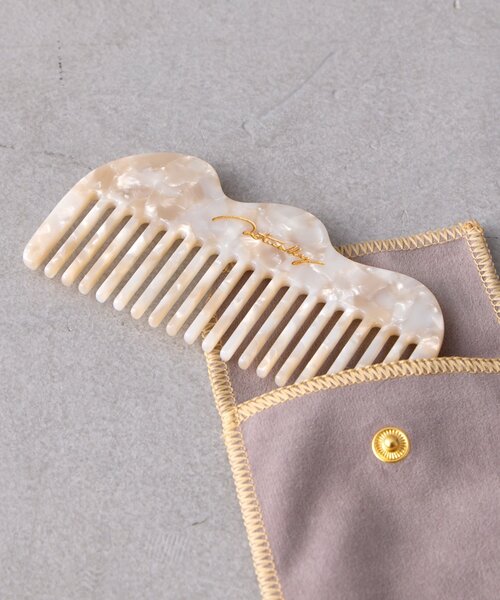 BIRTHDAY BAR（バースデイバー）の「アセチコーム（ヘアブラシ・レディース・ホワイト/ブラウン/オレンジ・0）」の2枚目の写真