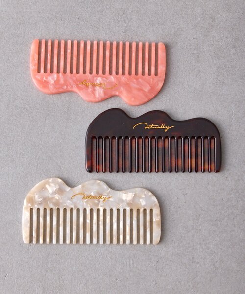 BIRTHDAY BAR（バースデイバー）の「アセチコーム（ヘアブラシ・レディース・ホワイト/ブラウン/オレンジ・0）」の5枚目の写真