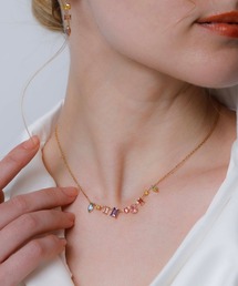 JewCas（ジュアキャス）の「【金属アレルギー対応ノットアレプラス】カラージルコニアネックレス[NOP0154]（ネックレス）」