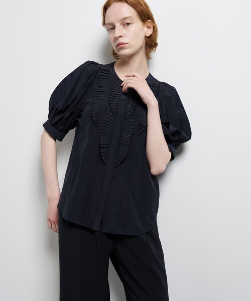 YORI パフスリーブ ブラウス シャツ yori(ヨリ)の「ビッグパフスリーブブラウス【2021AW】9月中旬発売予定