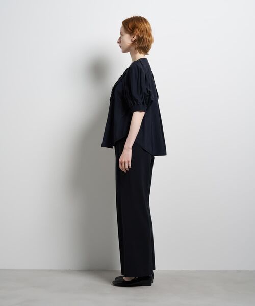 LANVIN en Bleu（ランバンオンブルー）の「トリアセローンパフスリーブブラウス（シャツ/ブラウス・レディース・オフホワイト/ボルドー/ネイビー・38）」の8枚目の写真