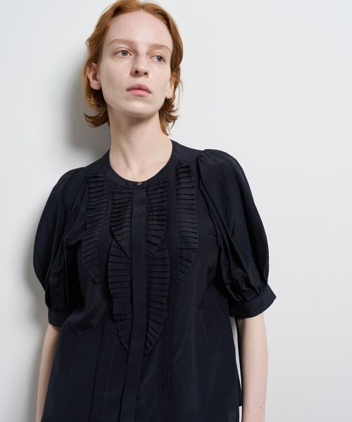 LANVIN en Bleu（ランバンオンブルー）の「トリアセローンパフスリーブブラウス（シャツ/ブラウス・レディース・オフホワイト/ボルドー/ネイビー・38）」の22枚目の写真