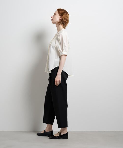 LANVIN en Bleu（ランバンオンブルー）の「トリアセローンパフスリーブブラウス（シャツ/ブラウス・レディース・オフホワイト/ボルドー/ネイビー・38）」の19枚目の写真