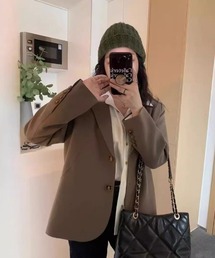 Ritzy（リッツィー）の「ベーシックシングルオーバーサイズ ダブルテーラードジャケット（テーラードジャケット）」