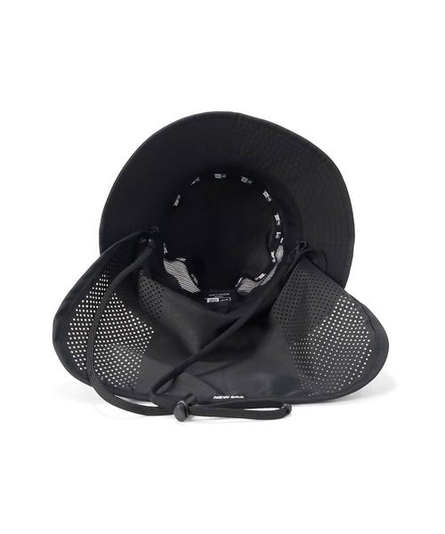 NEW ERA（ニューエラ）の「ニューエラ キッズ アドベンチャーハット 日除けサンシェード 無地（ハット・キッズ・ブラック/グレー・L/XL/M/L/S/M）」の6枚目の写真