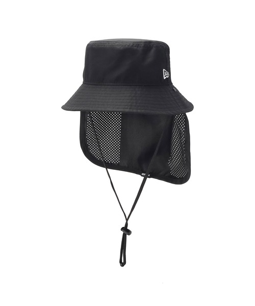 NEW ERA（ニューエラ）の「ニューエラ キッズ アドベンチャーハット 日除けサンシェード 無地（ハット・キッズ・ブラック/グレー・L/XL/M/L/S/M）」の8枚目の写真