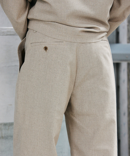 JOURNAL STANDARD（ジャーナルスタンダード）の「TR スラブ トロ イージー スラックス（スラックス・メンズ・グレー/ブラック/ベージュ・SMALL/MEDIUM/LARGE）」の10枚目の写真