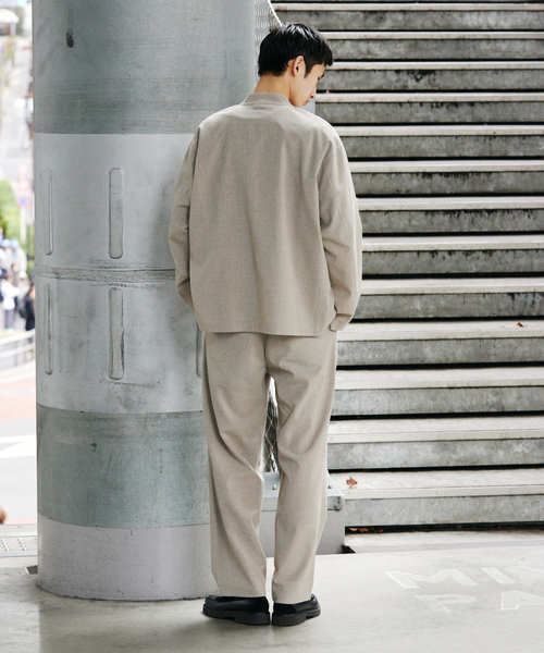 JOURNAL STANDARD（ジャーナルスタンダード）の「TR スラブ トロ イージー スラックス（スラックス・メンズ・グレー/ブラック/ベージュ・SMALL/MEDIUM/LARGE）」の12枚目の写真