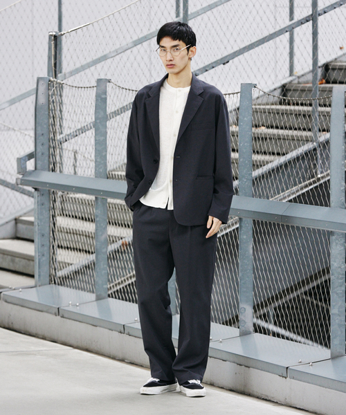 JOURNAL STANDARD（ジャーナルスタンダード）の「TR スラブ トロ イージー スラックス（スラックス・メンズ・グレー/ブラック/ベージュ・SMALL/MEDIUM/LARGE）」の13枚目の写真