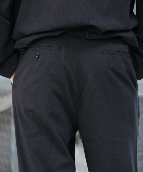 JOURNAL STANDARD（ジャーナルスタンダード）の「TR スラブ トロ イージー スラックス（スラックス・メンズ・グレー/ブラック/ベージュ・SMALL/MEDIUM/LARGE）」の19枚目の写真