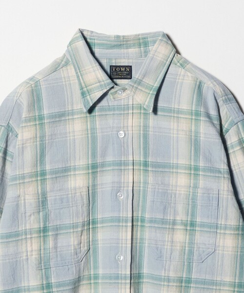 TOWN（タウン）の「【別注】＜TOWN＞チェック レギュラー カラー シャツ（シャツ/ブラウス・メンズ・ロイヤルブルー/ケリーグリーン/レッド・XL/M/L）」の12枚目の写真
