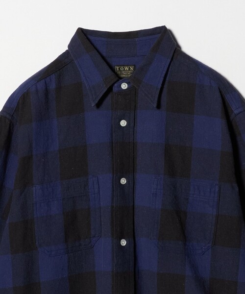 TOWN（タウン）の「【別注】＜TOWN＞チェック レギュラー カラー シャツ（シャツ/ブラウス・メンズ・ロイヤルブルー/ケリーグリーン/レッド・XL/M/L）」の15枚目の写真
