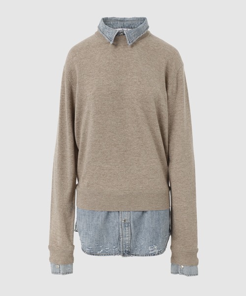 Acne Studios(アクネストゥディオズ)の「RW-WN-KNIT000012(ニット/セーター・レディース・ベージュ・XS/S)」の1枚目の写真