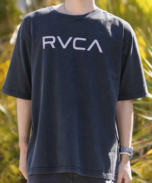 RVCA(ルーカ)の「RVCA/ルーカ メンズ 半袖 Tシャツ DAY DREAM RVCA SS BG041206(Tシャツ/カットソー・メンズ・ブラック/ホワイト・L/S/M)」の1枚目の写真