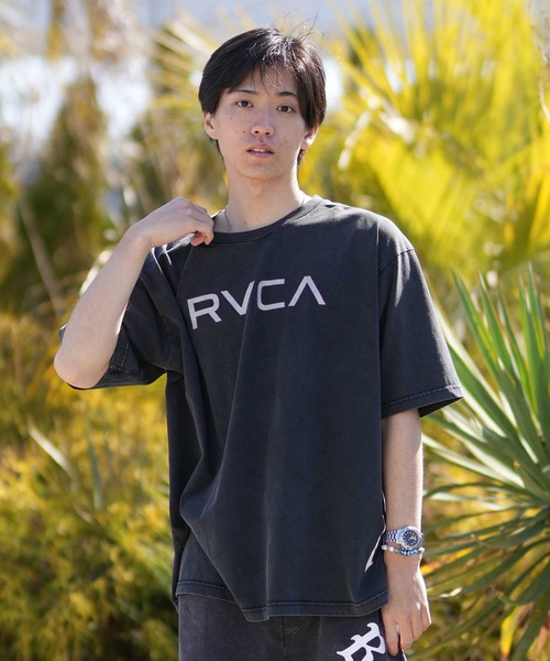 RVCA(ルーカ)の「RVCA/ルーカ メンズ 半袖 Tシャツ DAY DREAM RVCA SS BG041206(Tシャツ/カットソー・メンズ・ブラック/ホワイト・L/S/M)」の14枚目の写真