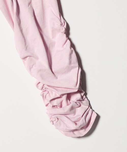 CITEN(シテン)の「<CITEN>ロゴシャーリングチュニックトップ(Tシャツ/カットソー・レディース・イエロー/ホワイト/ピンク・FREE)」の11枚目の写真