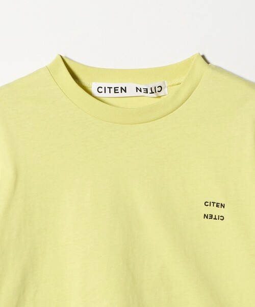 CITEN(シテン)の「<CITEN>ロゴシャーリングチュニックトップ(Tシャツ/カットソー・レディース・イエロー/ホワイト/ピンク・FREE)」の16枚目の写真