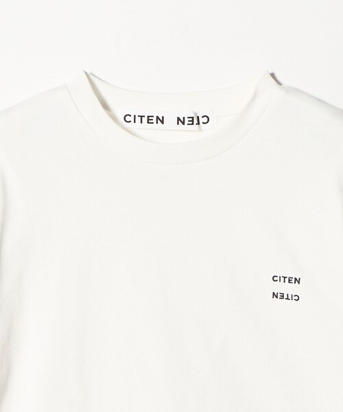 CITEN(シテン)の「<CITEN>ロゴシャーリングチュニックトップ(Tシャツ/カットソー・レディース・イエロー/ホワイト/ピンク・FREE)」の21枚目の写真