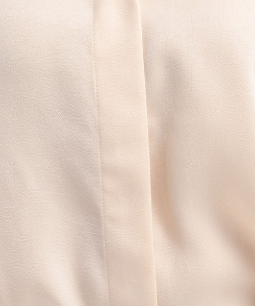 Andemiu（アンデミュウ）の「マッテサテンシャツ643461（シャツ/ブラウス・レディース・ブルー/アイボリー/オレンジ・FREE）」の7枚目の写真