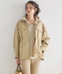 23区 S（ニジュウサンクチイサイサイズ）の「ハイカウントギャバ ミリタリージャケット（ミリタリージャケット）」