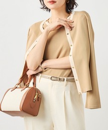 NOLLEY’S Sophi | 《アンサンブル対応》 《手洗い可能》マルチファンクションクルーネックカーディガン(カーディガン/ボレロ)