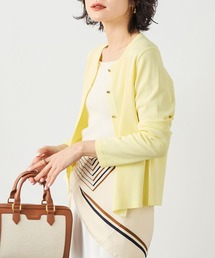 NOLLEY’S Sophi | 《アンサンブル対応》 《手洗い可能》マルチファンクションクルーネックカーディガン(カーディガン/ボレロ)