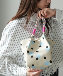 mili an deni（ミリアンデニ）の「カラフルロープニットバッグ（ハンドバッグ）」