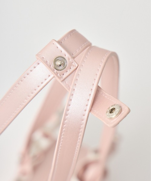 Lolime by mellfy memory(ロリミー バイ メルフィーメモリー)の「charmy heart quilting bag(ショルダーバッグ・レディース・シルバー/ホワイト/ピンク・FREE)」の20枚目の写真